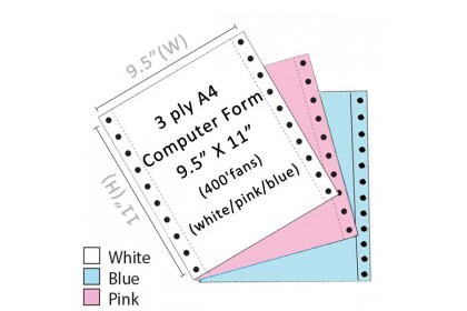 Twin Star A4 NCR Computer Form 3 ply Twin Star A4 NCR Computer Form 3 ply
