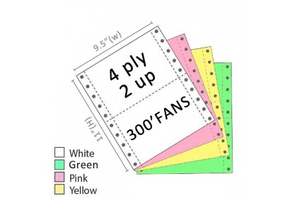 Twin Star A4 NCR Computer Form 4 Ply Twin Star A4 NCR Computer Form 4 Ply