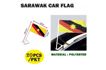 6' X 12' Malaysia / Sarawak Car Flag With Stand 6' X 12' Malaysia / Sarawak Car Flag With Stand