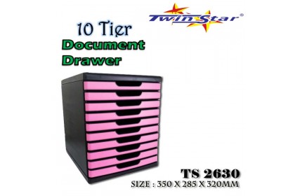 Twin Star Plastic Colour Document Drawer / Document Case Twin Star Plastic Colour Document Drawer / Document Case