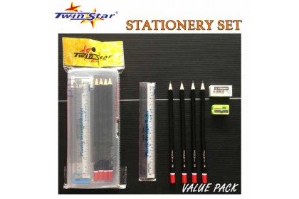 Twin Star Stationery Set Value Pack