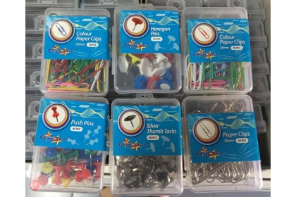 Twin Star Color Paper Clips/Pins/Map Pins Twin Star Color Paper Clips/Pins/Map Pins
