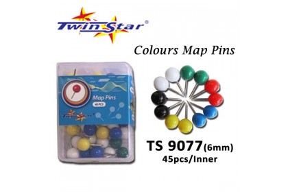 Twin Star Color Paper Clips/Pins/Map Pins Twin Star Color Paper Clips/Pins/Map Pins