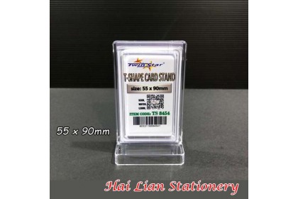 Twin Star Acrylic T-Shape Card Stand