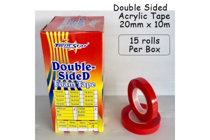 Twin Star Double Sided Acrylic Tape [10meter]