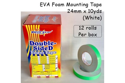 Twin Star Double Sided EVA Foam Mounting Tape [white]
