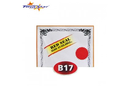 TS 3009 Twin Star Hot Stamping Certificate Gold Border Card (With Red Seal /Right Side)