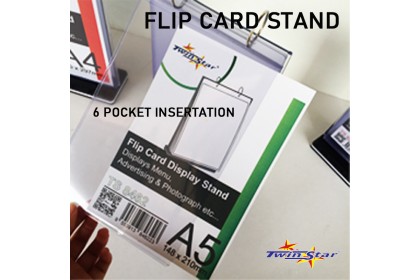 Twin Star Flip Card Display Stand Twin Star Flip Card Display Stand